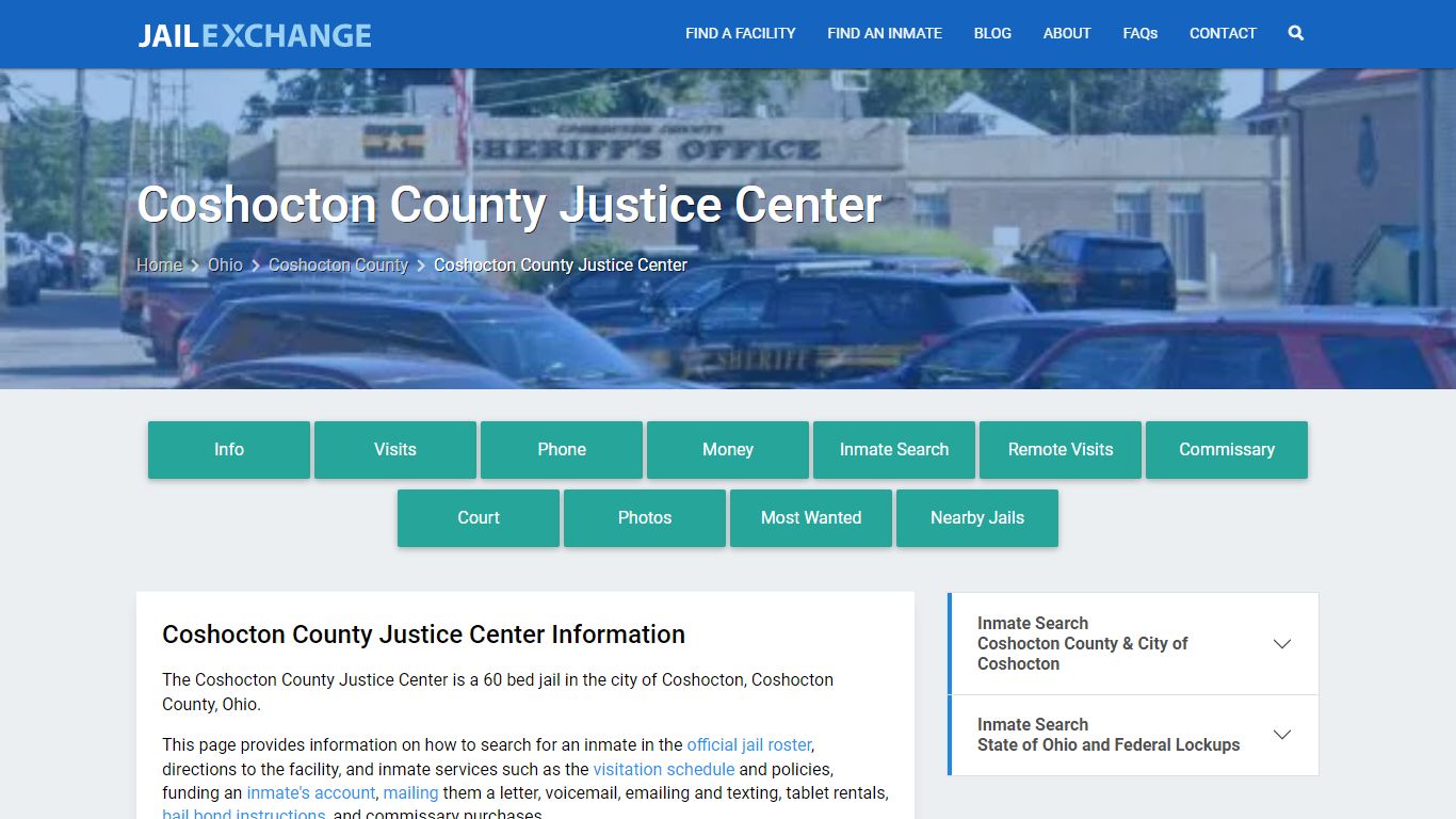 Coshocton County Justice Center - Jail Exchange